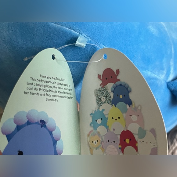 NWT Priscilla the Peacock Special "Baby" Edition Squishmallows 7" - Picture 9 of 11